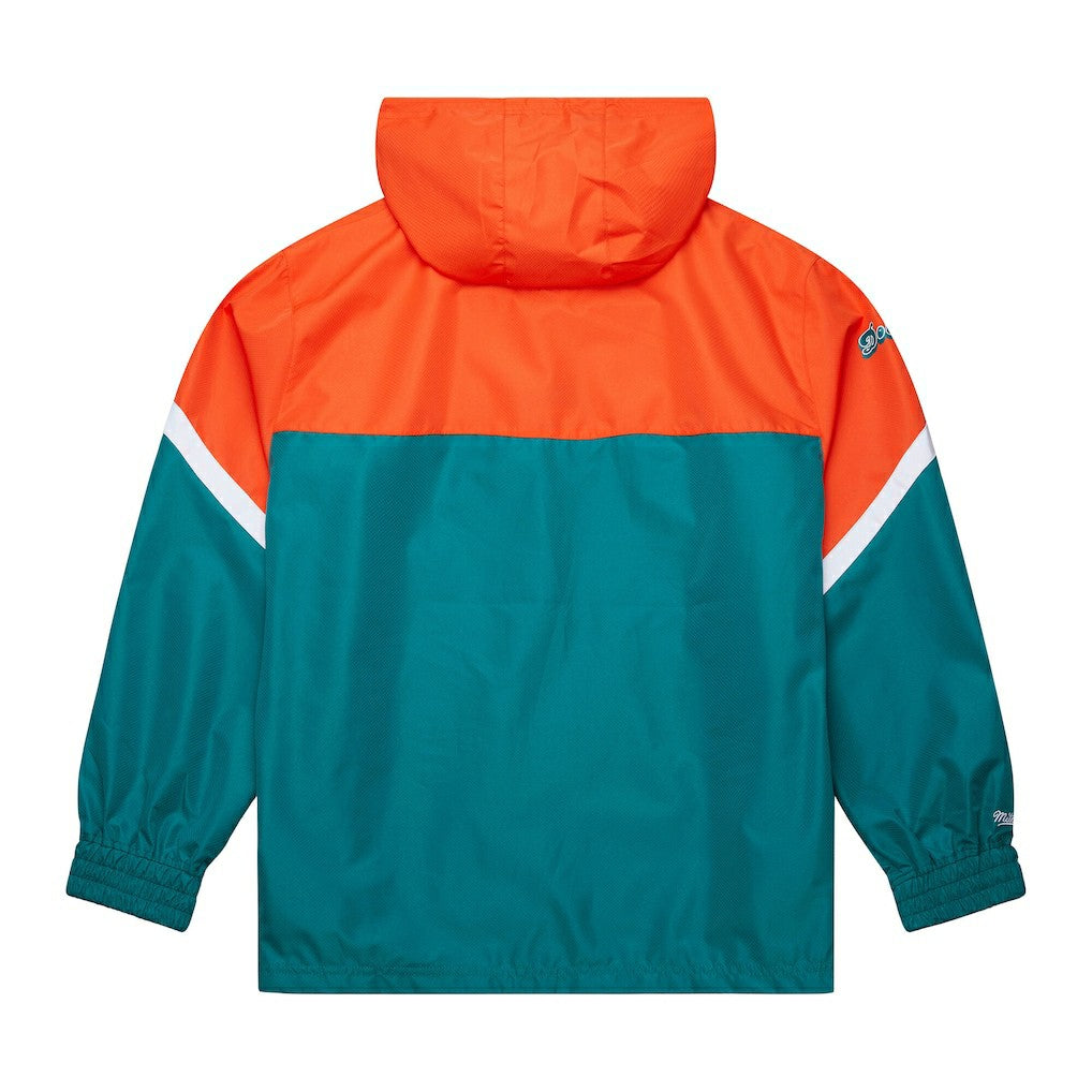 Tie Breaker Vintage Logo Lightweight Anorak Half-Zip Windbreaker - Miami Dolphins