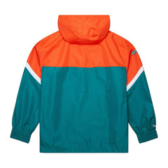 Tie Breaker Vintage Logo Lightweight Anorak Half-Zip Windbreaker - Miami Dolphins