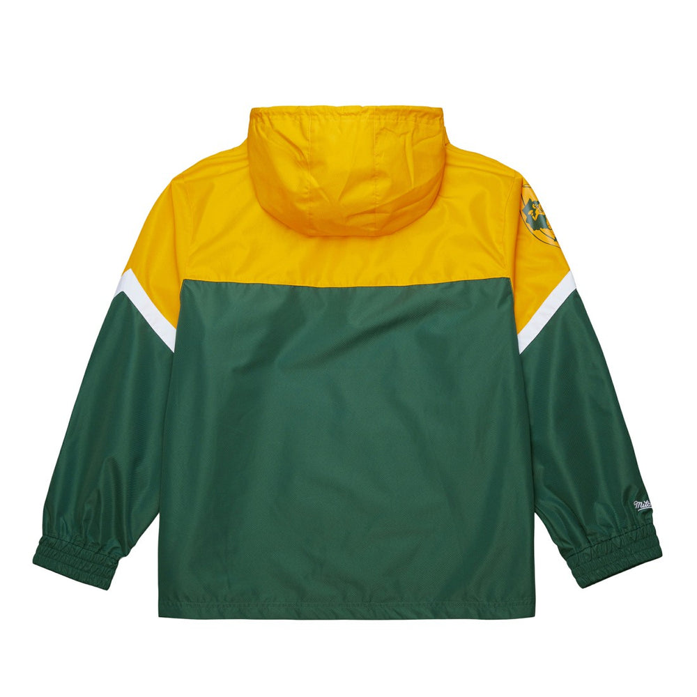 Tie Breaker Vintage Logo Lightweight Anorak Half-Zip Windbreaker - Green Bay Packers