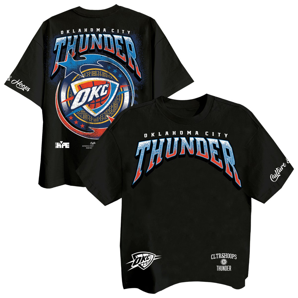 NBA Oklahoma City Thunder Two Hype Drip & Dime Collection Premium T-Shirt