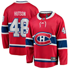 NHL Red Lane Hutson Montreal Canadiens Fanatics Home Breakaway Jersey