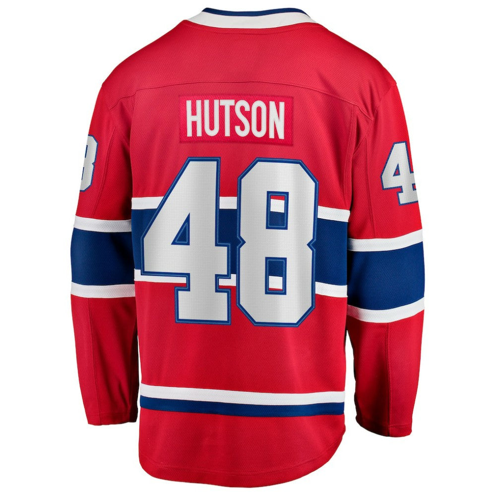 NHL Red Lane Hutson Montreal Canadiens Fanatics Home Breakaway Jersey