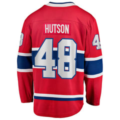 NHL Red Lane Hutson Montreal Canadiens Fanatics Home Breakaway Jersey