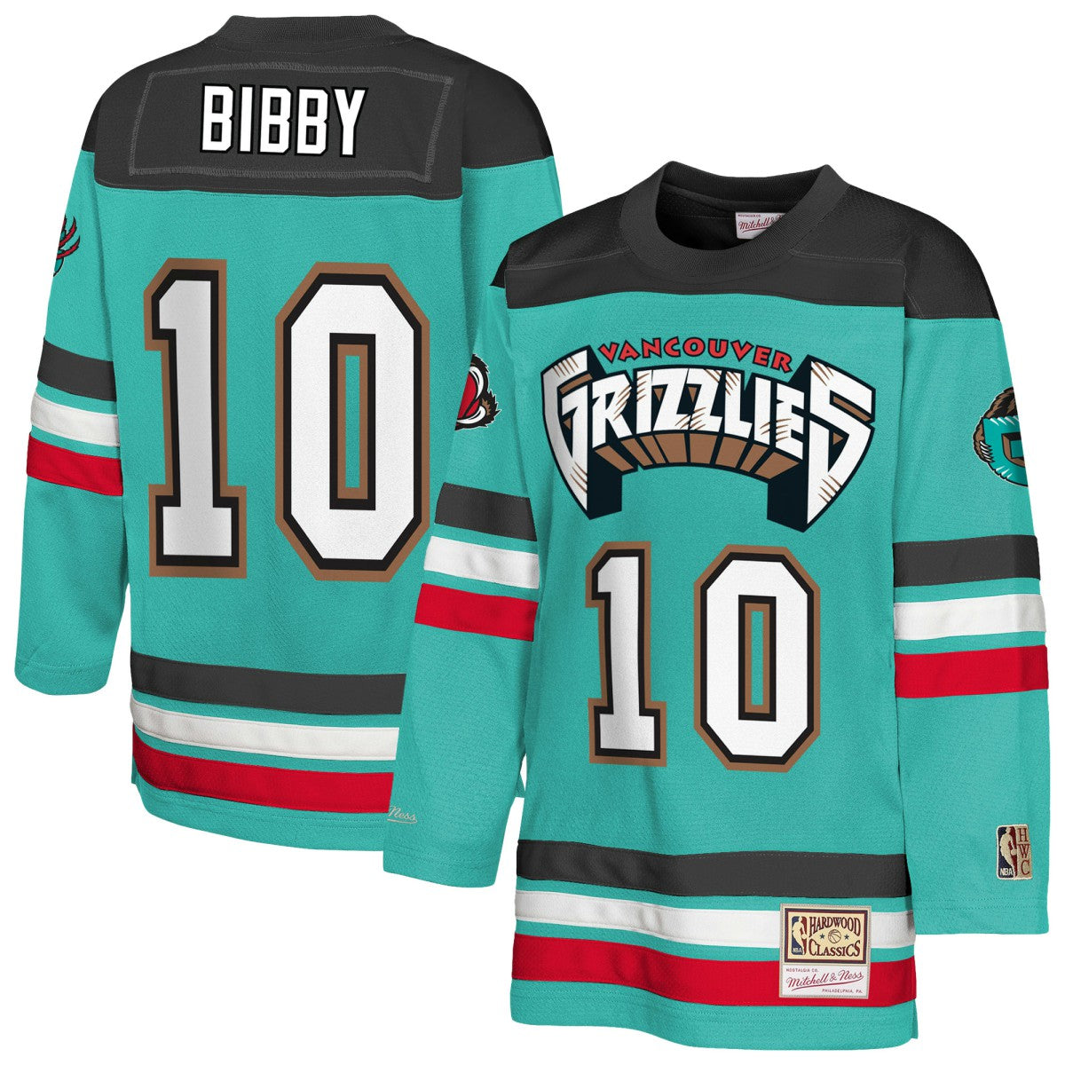 NBA Mike Bibby Memphis Grizzlies Youth Maxxed Out 2.0 Fashion Hockey Jersey