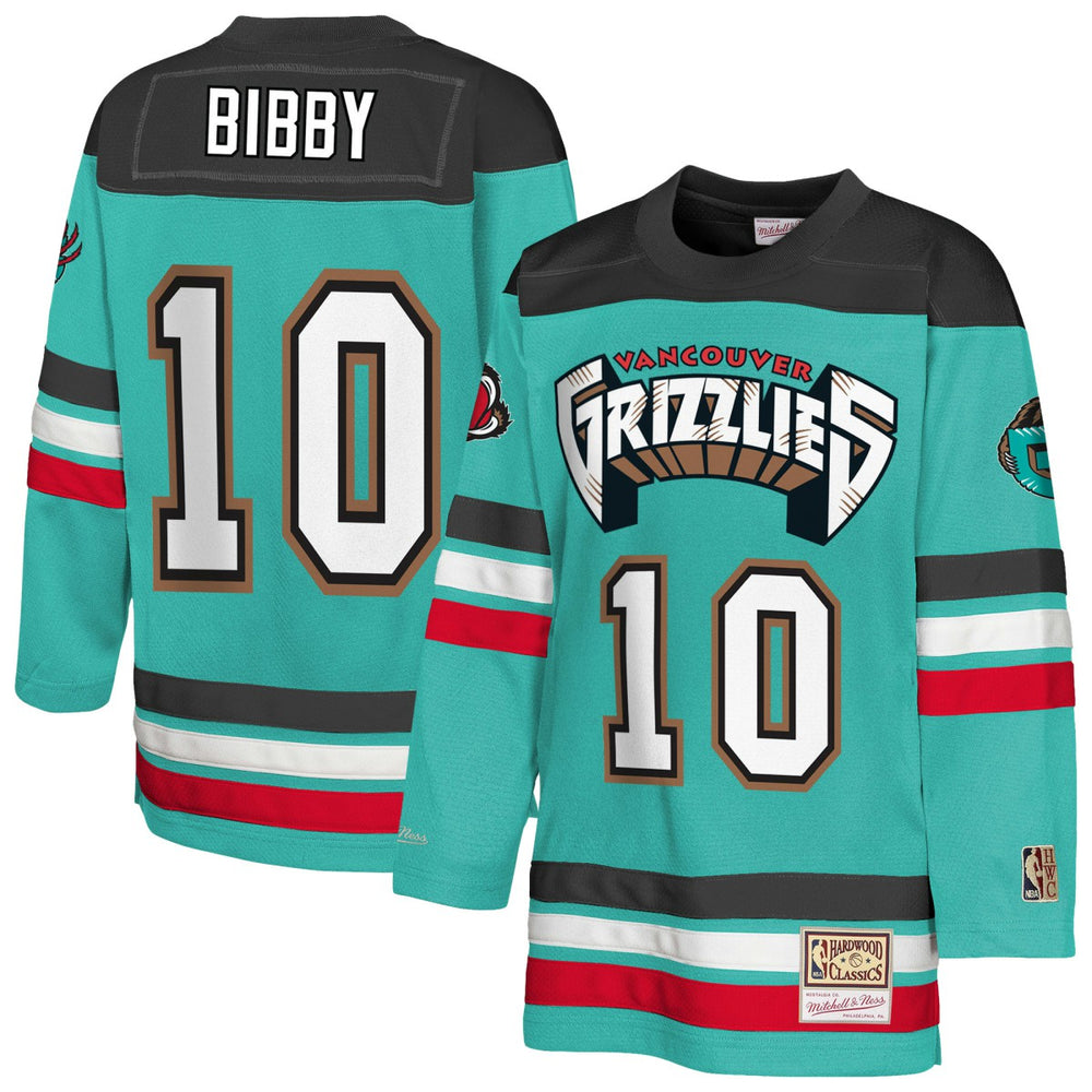 NBA Mike Bibby Memphis Grizzlies Youth Maxxed Out 2.0 Fashion Hockey Jersey