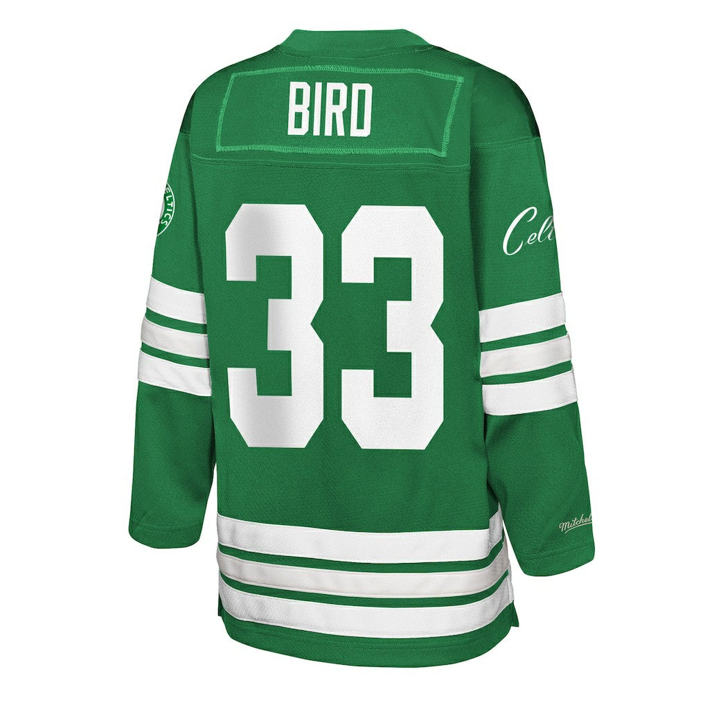 NBA Larry Bird Boston Celtics Youth Maxxed Out 2.0 Fashion Hockey Jersey