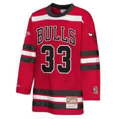 NBA Scottie Pippen Chicago Bulls Youth Maxxed Out 2.0 Fashion Hockey Jersey sale