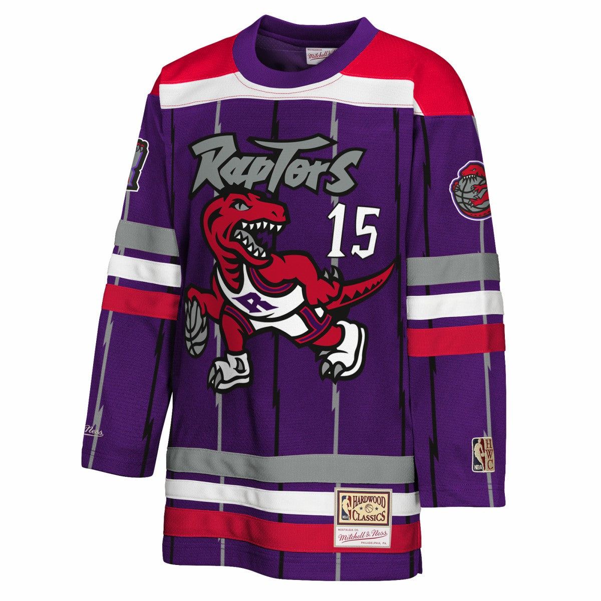 NBA Vince Carter Toronto Raptors Youth Maxxed Out 2.0 Fashion Hockey Jersey