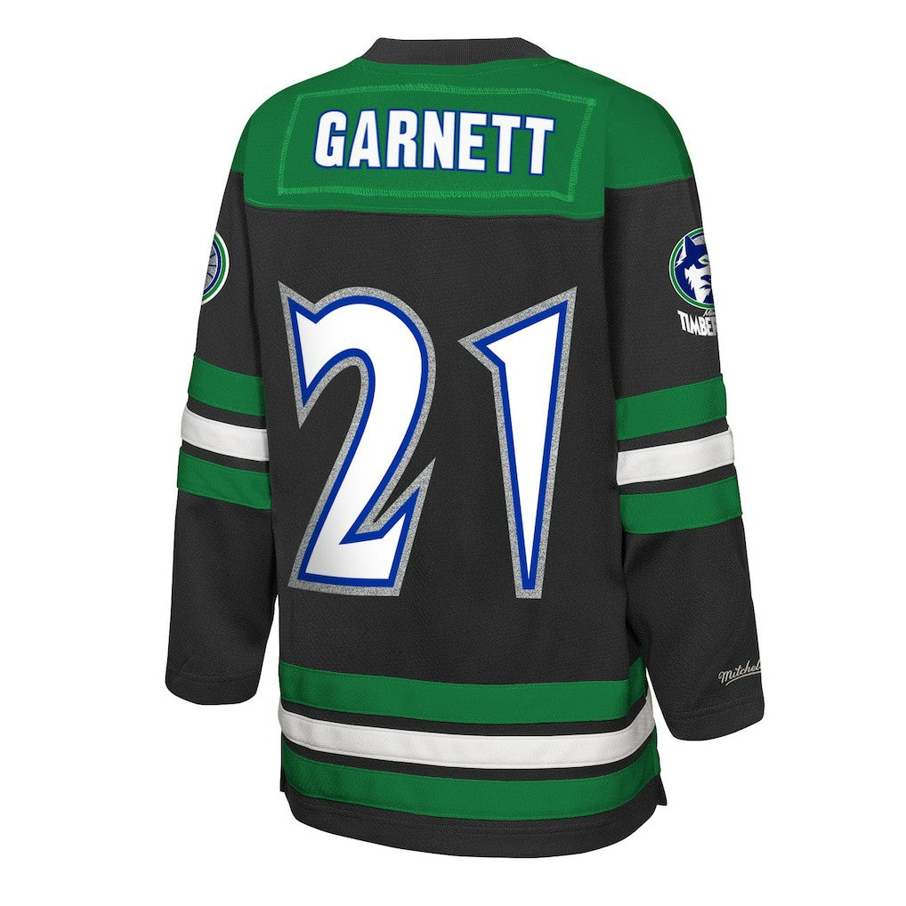 NBA Kevin Garnett Minnesota Timberwolves Youth Maxxed Out 2.0 Fashion Hockey Jersey