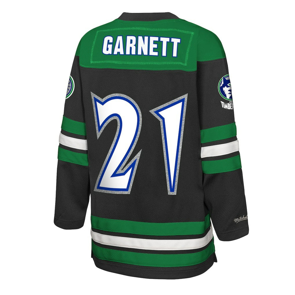 NBA Kevin Garnett Minnesota Timberwolves Youth Maxxed Out 2.0 Fashion Hockey Jersey