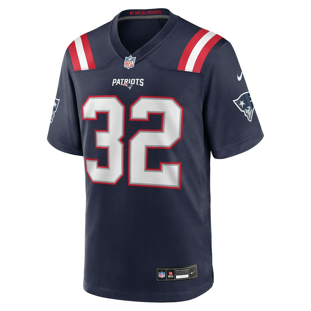 TreVeyon Henderson  2025 NFL Draft Game Jersey - New England Patriots