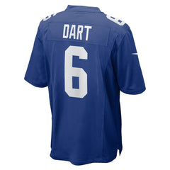 Jaxson Dart  2025 NFL Draft First Round Pick Game Jersey - New York Giants