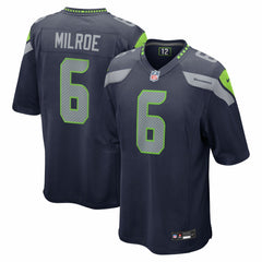 Jalen Milroe  2025 NFL Draft Game Jersey - Seattle Seahawks