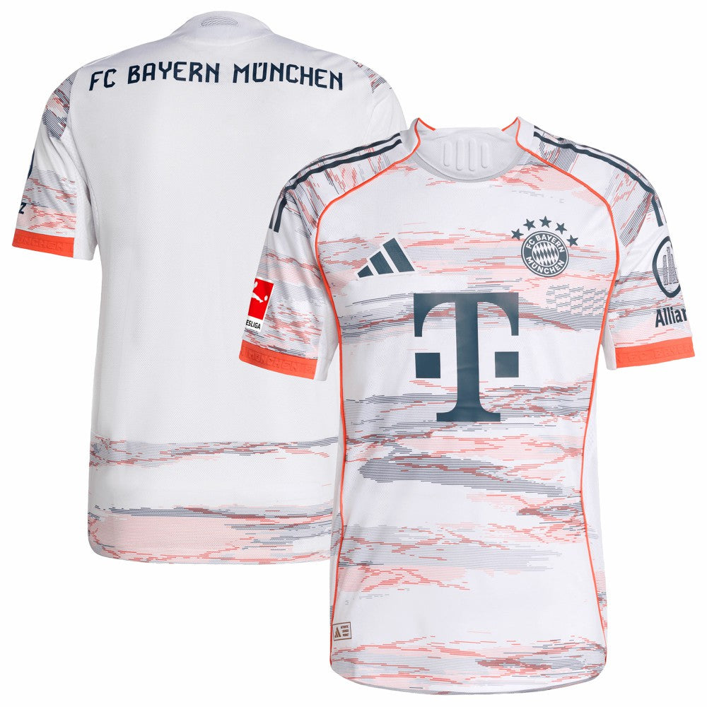 Bayern Munich 2025/26 Away Jersey - Adidas White