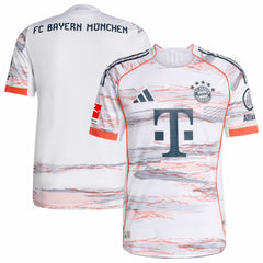 Bayern Munich 2025/26 Away Jersey - Adidas White