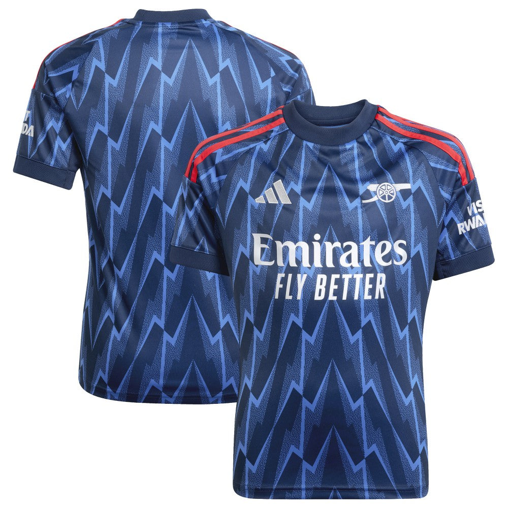 Arsenal Youth 2025/26 Away Replica Jersey - Adidas Blue