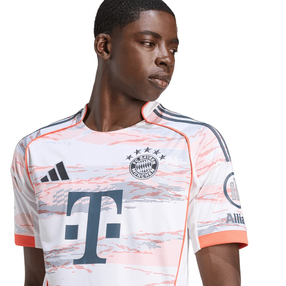 Bayern Munich 2025/26 Away Replica Jersey - Adidas White