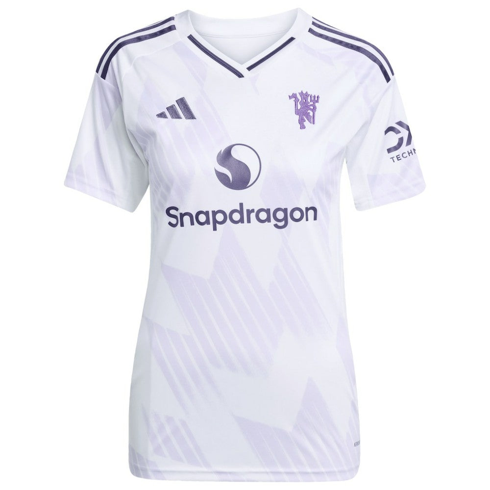 Manchester United Women's 2025/26 Away Replica Jersey - Adidas White