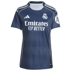 Real Madrid Women's 2025/26 Away Replica Jersey - Adidas Blue