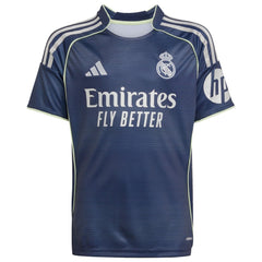 Real Madrid Youth 2025/26 Away Replica Jersey - Adidas Blue