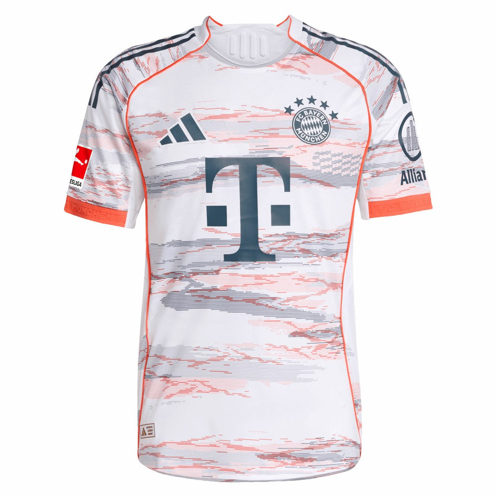 Bayern Munich 2025/26 Away Custom Jersey - Adidas White