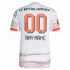 Bayern Munich 2025/26 Away Custom Jersey - Adidas White