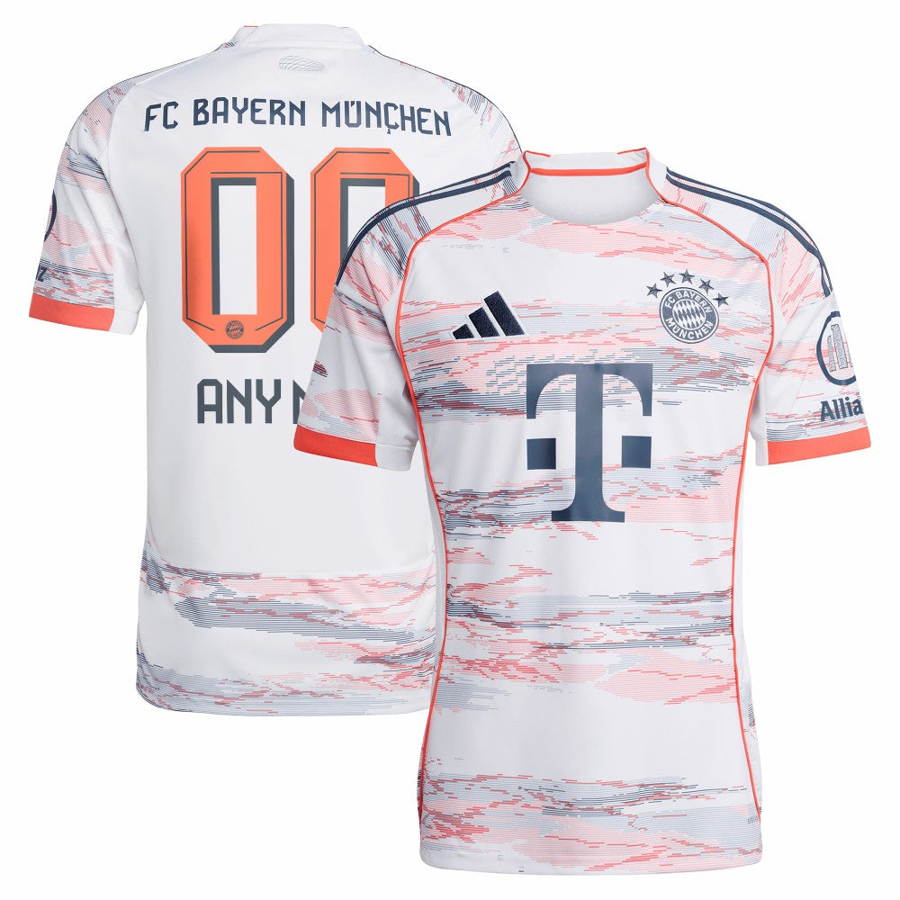 Bayern Munich 2025/26 Away Replica Custom Jersey - Adidas White