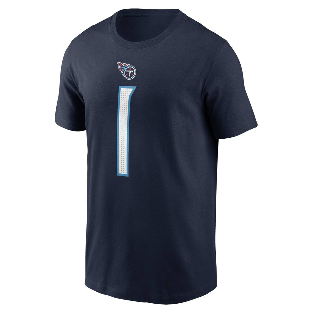 Cameron Ward  Name & Number T-Shirt - Tennessee Titans