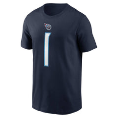 Cameron Ward  Name & Number T-Shirt - Tennessee Titans