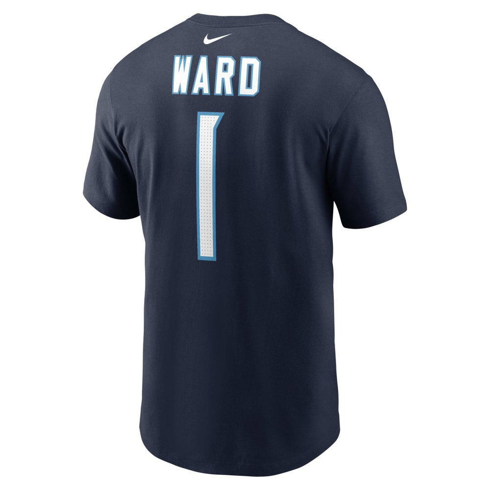 Cameron Ward  Name & Number T-Shirt - Tennessee Titans