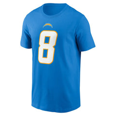 Omarion Hampton  Name & Number T-Shirt - Los Angeles Chargers