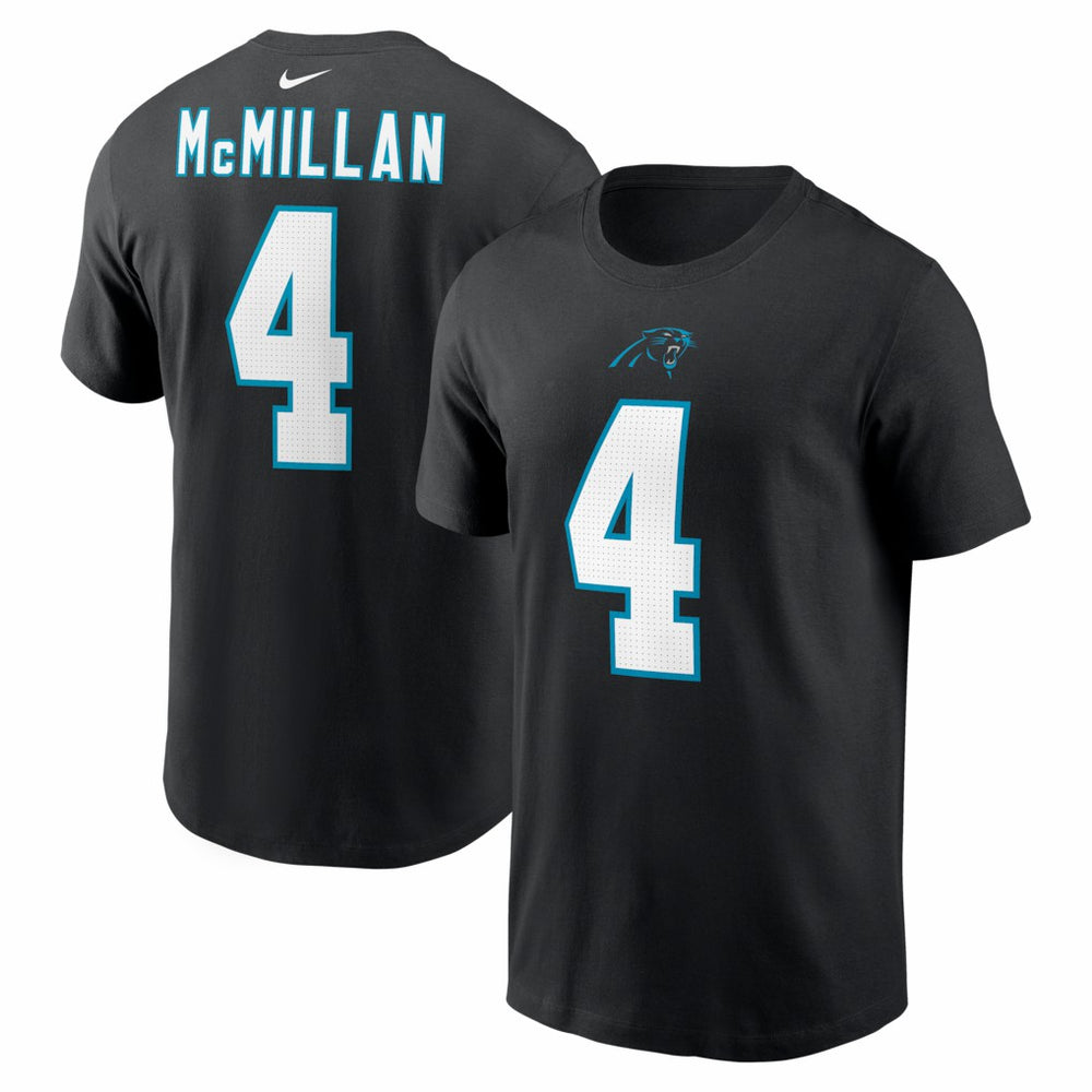 Tetairoa McMillan  Name & Number T-Shirt - Carolina Panthers