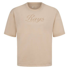 MLB Tampa Bay Rays Levelwear Ethereal Oversized Luxe Signature Knit T-Shirt
