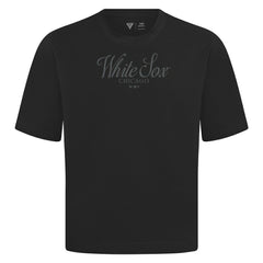 MLB Chicago White Sox Levelwear Ethereal Oversized Luxe Signature Knit T-Shirt