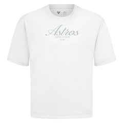 MLB Houston Astros Levelwear Ethereal Oversized Luxe Signature Knit T-Shirt