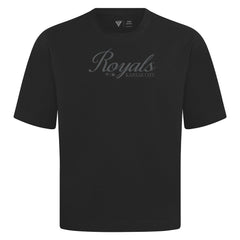 MLB Kansas City Royals Levelwear Ethereal Oversized Luxe Signature Knit T-Shirt