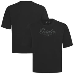 MLB Baltimore Orioles Levelwear Ethereal Oversized Luxe Signature Knit T-Shirt