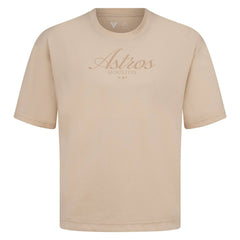 MLB Houston Astros Levelwear Ethereal Oversized Luxe Signature Knit T-Shirt