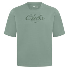 MLB Chicago Cubs Levelwear Ethereal Oversized Luxe Signature Knit T-Shirt