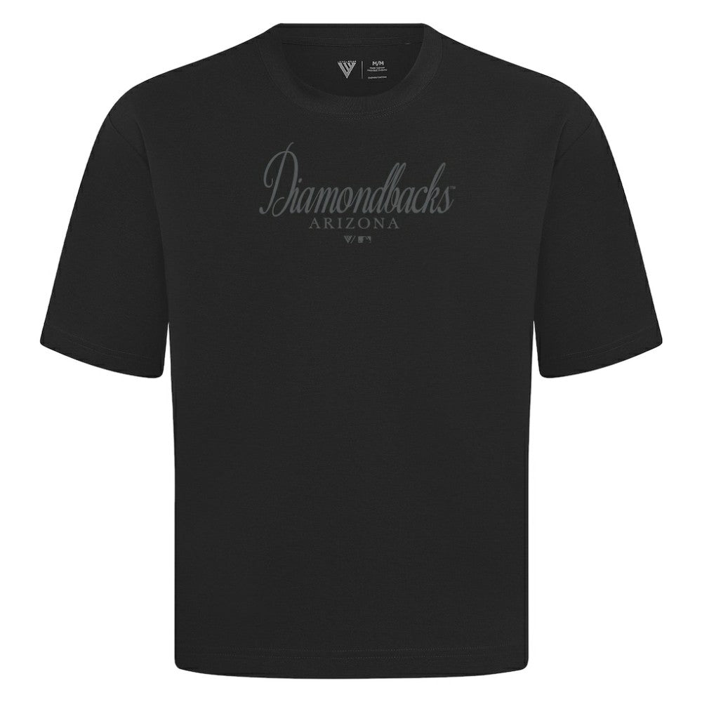 MLB Arizona Diamondbacks Levelwear Ethereal Oversized Luxe Signature Knit T-Shirt