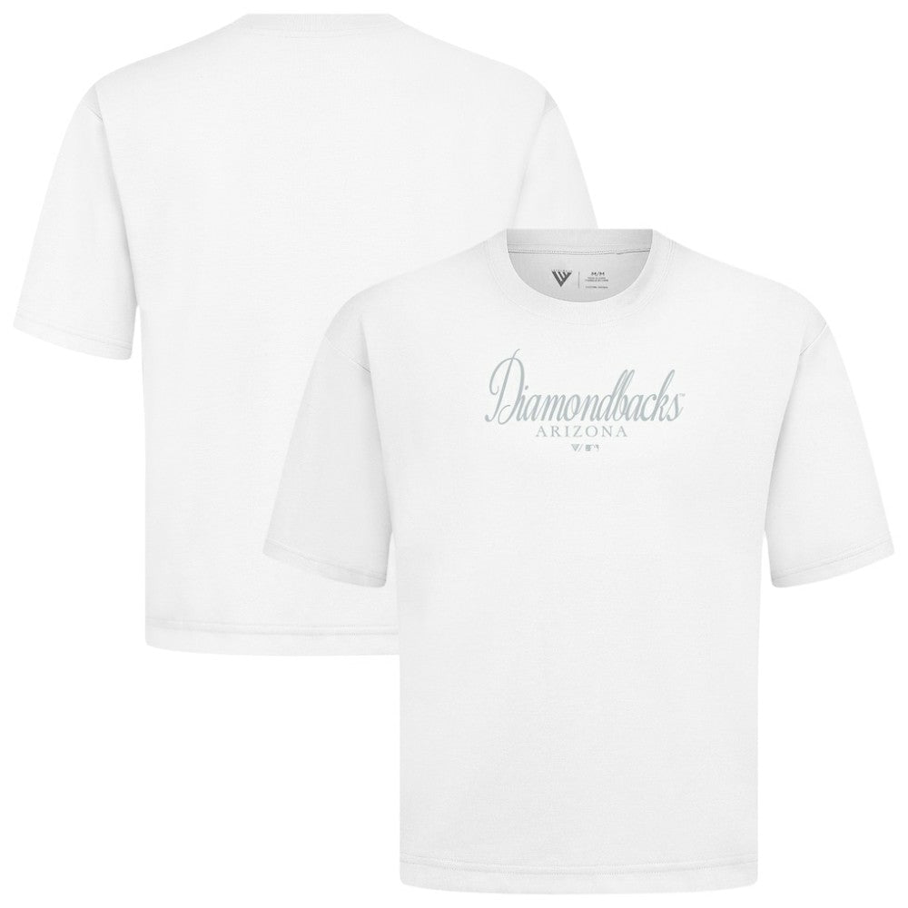 MLB Arizona Diamondbacks Levelwear Ethereal Oversized Luxe Signature Knit T-Shirt