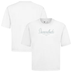 MLB Arizona Diamondbacks Levelwear Ethereal Oversized Luxe Signature Knit T-Shirt