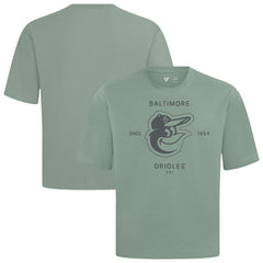 MLB Baltimore Orioles Levelwear Crossway Oversized Luxe Signature Knit T-Shirt