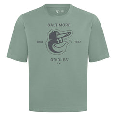 MLB Baltimore Orioles Levelwear Crossway Oversized Luxe Signature Knit T-Shirt