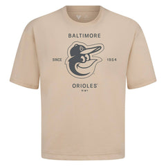 MLB Baltimore Orioles Levelwear Crossway Oversized Luxe Signature Knit T-Shirt