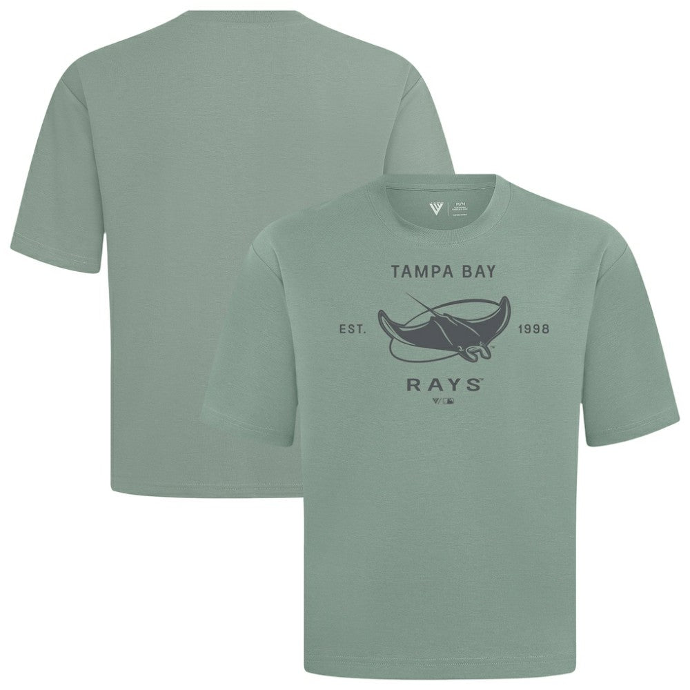 MLB Tampa Bay Rays Levelwear Crossway Oversized Luxe Signature Knit T-Shirt