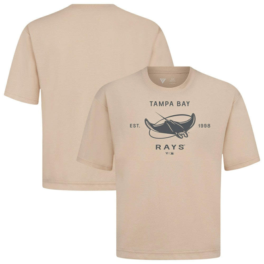 MLB Tampa Bay Rays Levelwear Crossway Oversized Luxe Signature Knit T-Shirt
