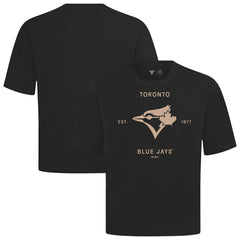 MLB Toronto Blue Jays Levelwear Crossway Oversized Luxe Signature Knit T-Shirt