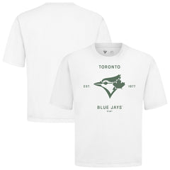 MLB Toronto Blue Jays Levelwear Crossway Oversized Luxe Signature Knit T-Shirt