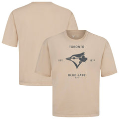 MLB Toronto Blue Jays Levelwear Crossway Oversized Luxe Signature Knit T-Shirt